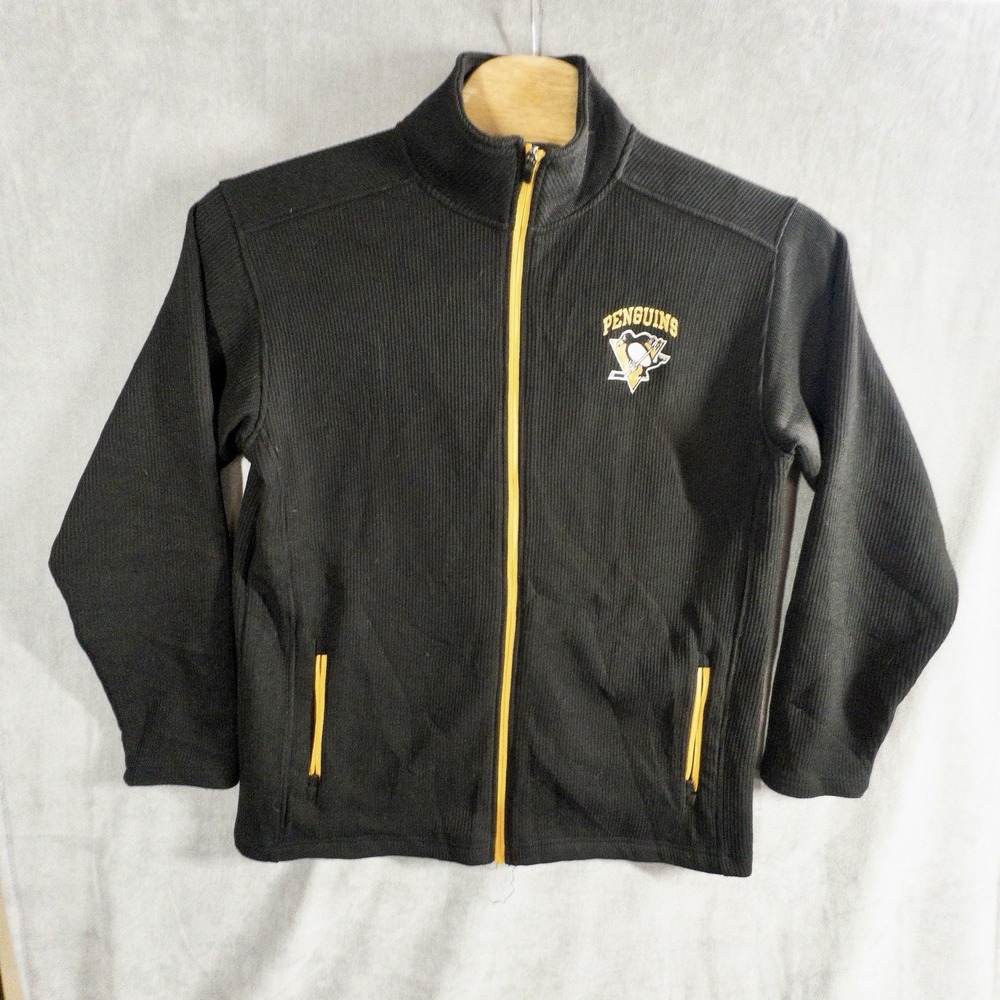 NHL Full Zip Pittsburgh Penguins Rink Jacket Mens Medium Hockey
